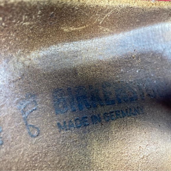 BIRKENSTOCK Sz 7 Magic Snake Pink Gizeh Slip On Front Post Thong Sandals - Picture 14 of 14